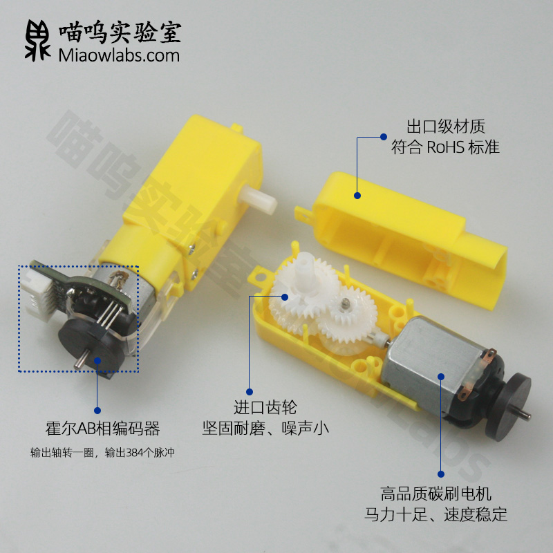 带霍尔编码器直流减速电机TTM1 alt ><